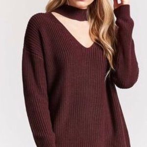 Oversized V-Cut Top